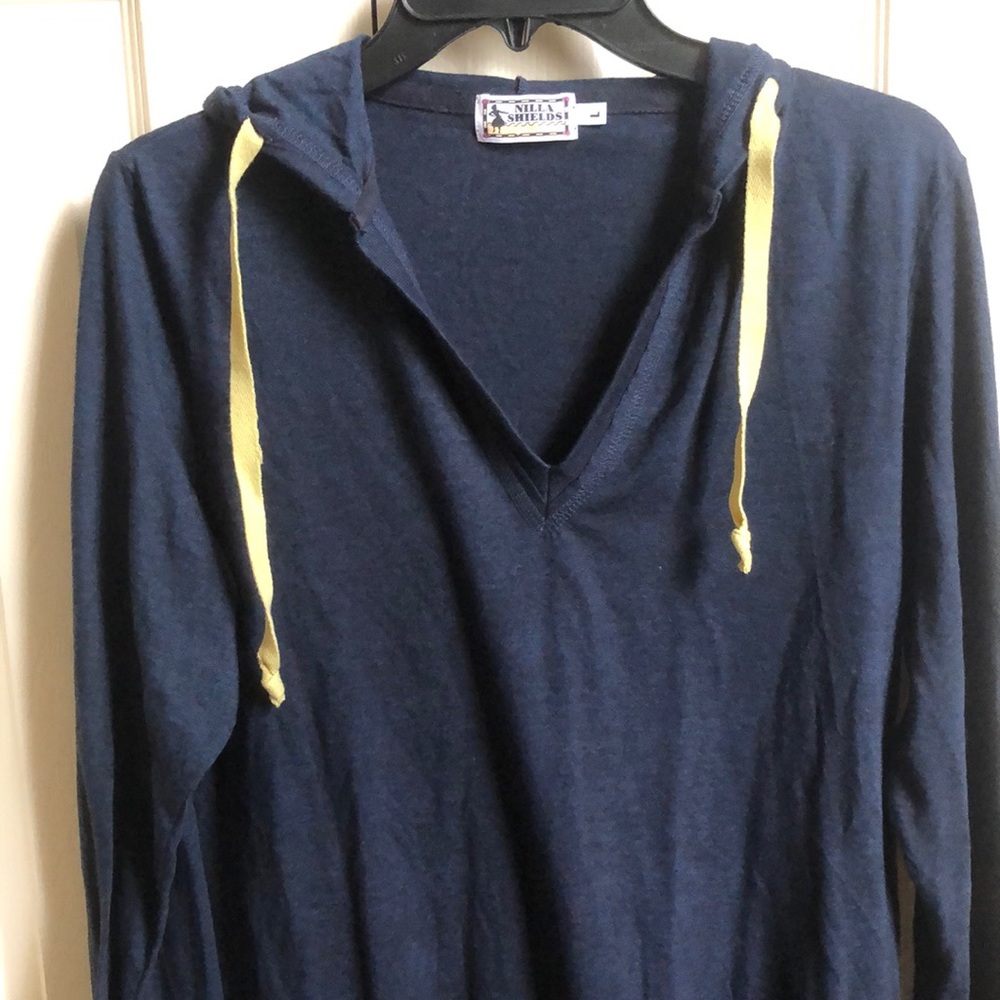 Nilla Shields V-Neck Hoodie